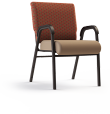 Titan 841-22 Assisted Living Dining Chair.  Armed, 20" Wide Seat