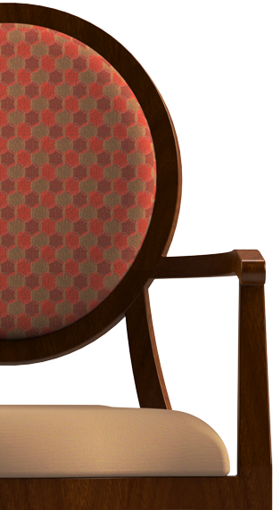 Contessa line of chairs for assisted living facilities.