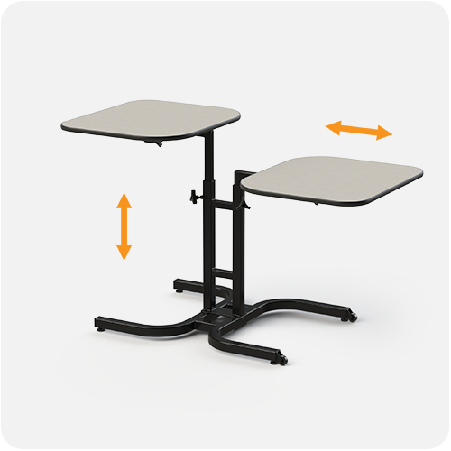 Butterfly Adjustable Table