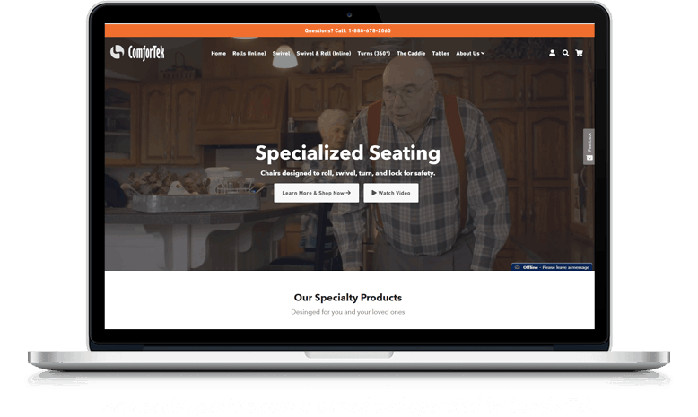 Seating Seniors Website