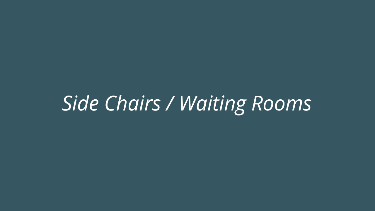 Side / Waiting Room / Lounge Chairs